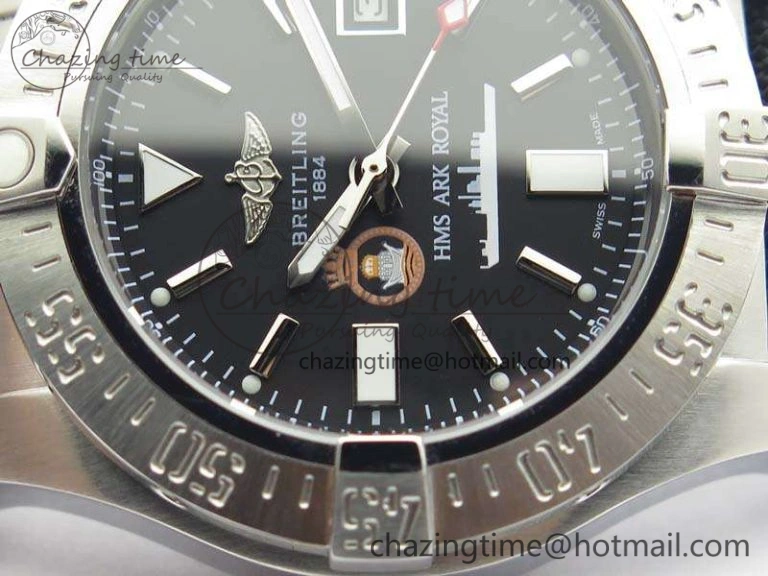 FastDry Avenger II Seawolf HMS ARK Royal SS 1:1 Best Edition Black Dial On Nylon Strap A 5697