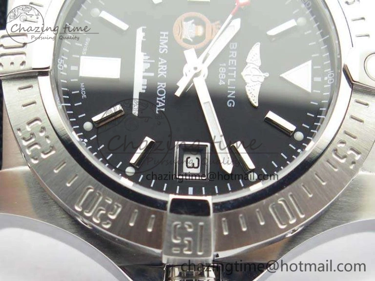FastDry Avenger II Seawolf HMS ARK Royal SS 1:1 Best Edition Black Dial On Nylon Strap A 5697