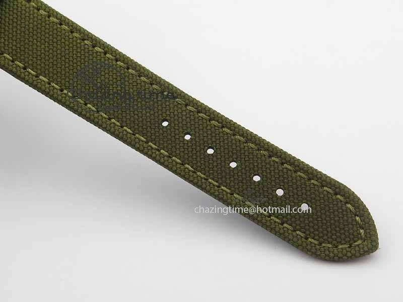 Lightweight Avenger II Seawolf PVD Black CF Dial On Green Nylon Strap A 5736