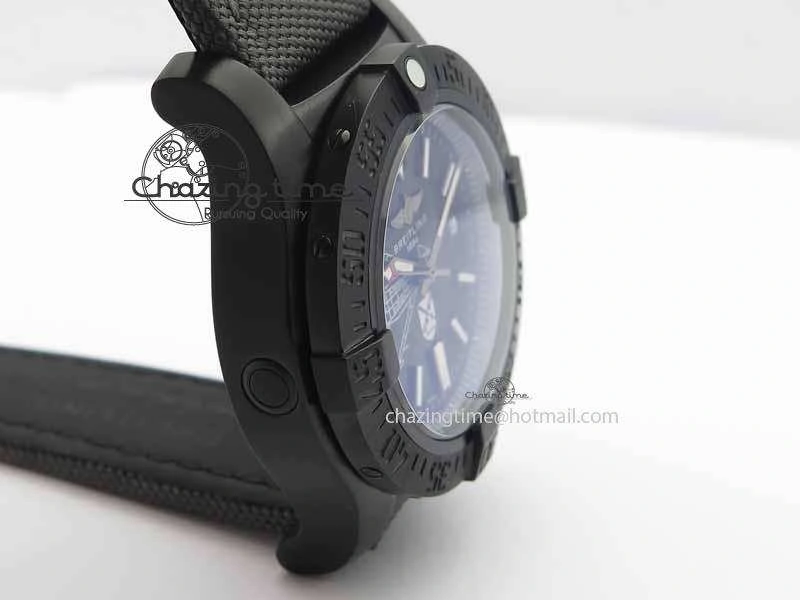 Sleek Avenger II Seawolf PVD Black Dial On Gray Nylon Strap A 5737