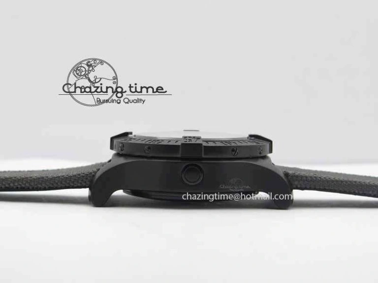 Sleek Avenger II Seawolf PVD Black Dial On Gray Nylon Strap A 5737