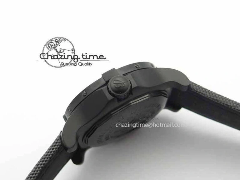 Sleek Avenger II Seawolf PVD Black Dial On Gray Nylon Strap A 5737