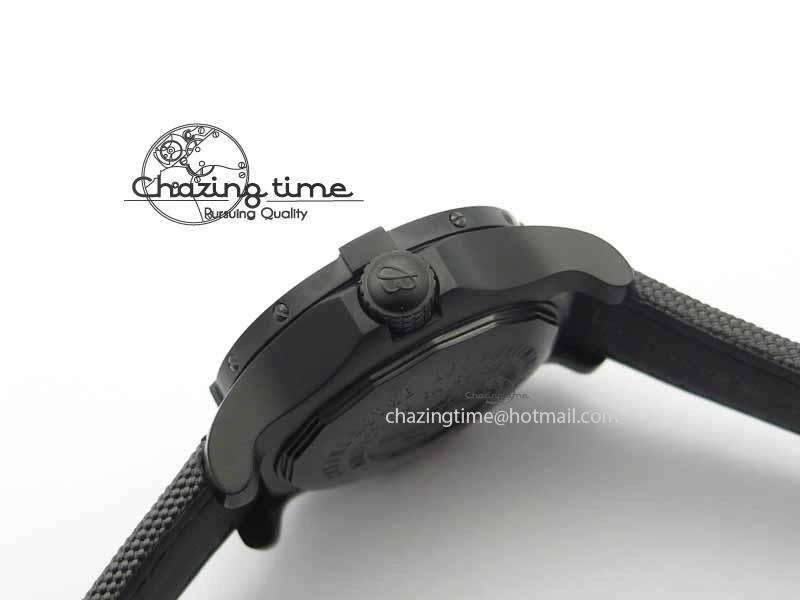 Sleek Avenger II Seawolf PVD Black Dial On Gray Nylon Strap A 5737