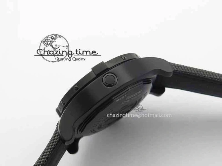 Sleek Avenger II Seawolf PVD Black Dial On Gray Nylon Strap A 5737