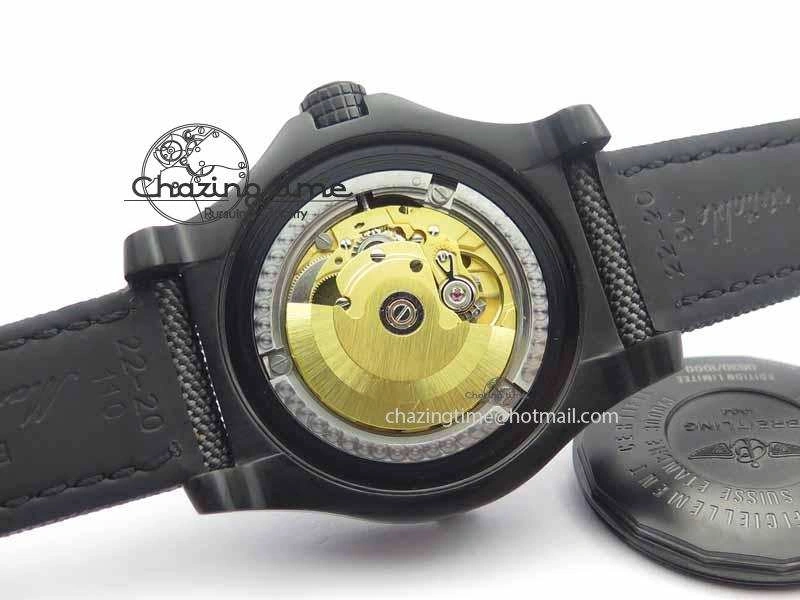Sleek Avenger II Seawolf PVD Black Dial On Gray Nylon Strap A 5737