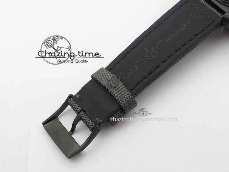 Sleek Avenger II Seawolf PVD Black Dial On Gray Nylon Strap A 5737