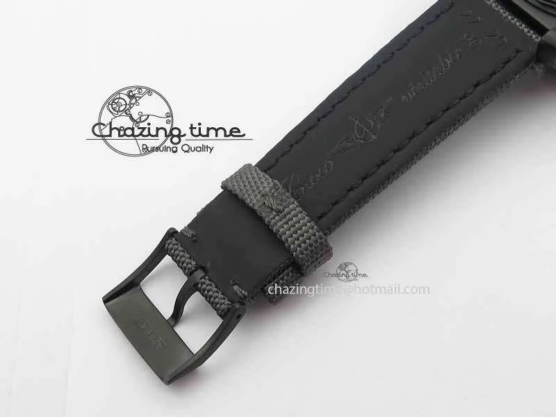 Sleek Avenger II Seawolf PVD Black Dial On Gray Nylon Strap A 5737