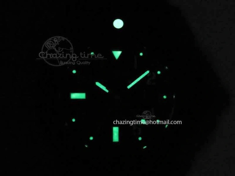 Contemporary Avenger II Seawolf PVD Black Dial Yellow Markers On Black Nylon Strap A 5738