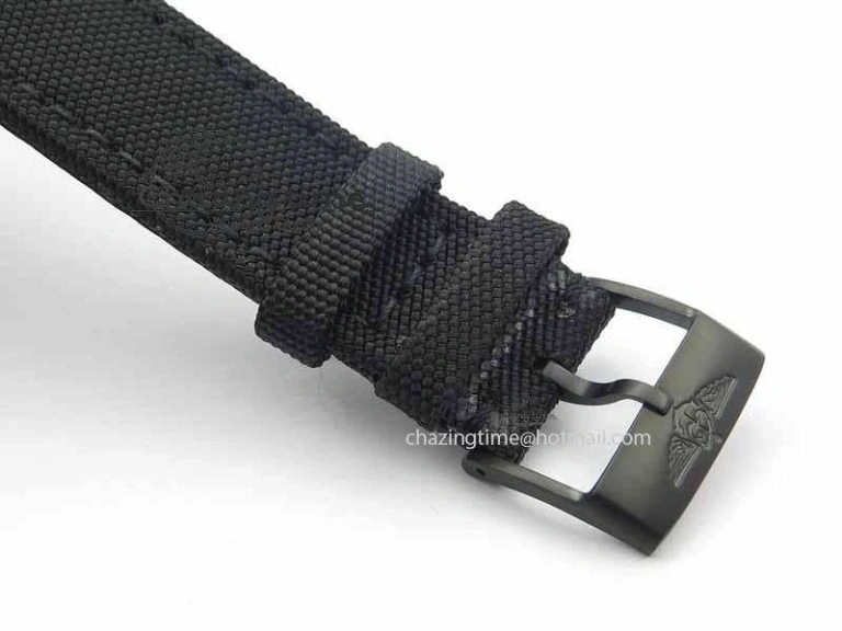 Contemporary Avenger II Seawolf PVD Black Dial Yellow Markers On Black Nylon Strap A 5738