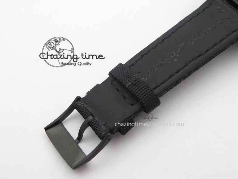 Contemporary Avenger II Seawolf PVD Black Dial Yellow Markers On Black Nylon Strap A 5738
