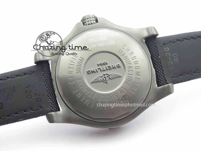 ComfortFit Avenger II Seawolf PVD GF 1:1 Best Edition Yellow Dial On Black Nylon Strap A 5727