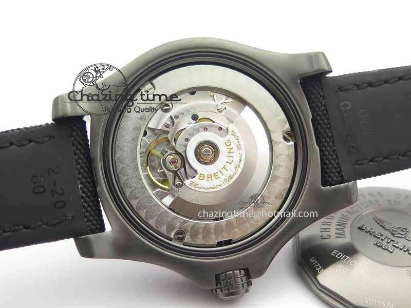 ComfortFit Avenger II Seawolf PVD GF 1:1 Best Edition Yellow Dial On Black Nylon Strap A 5727