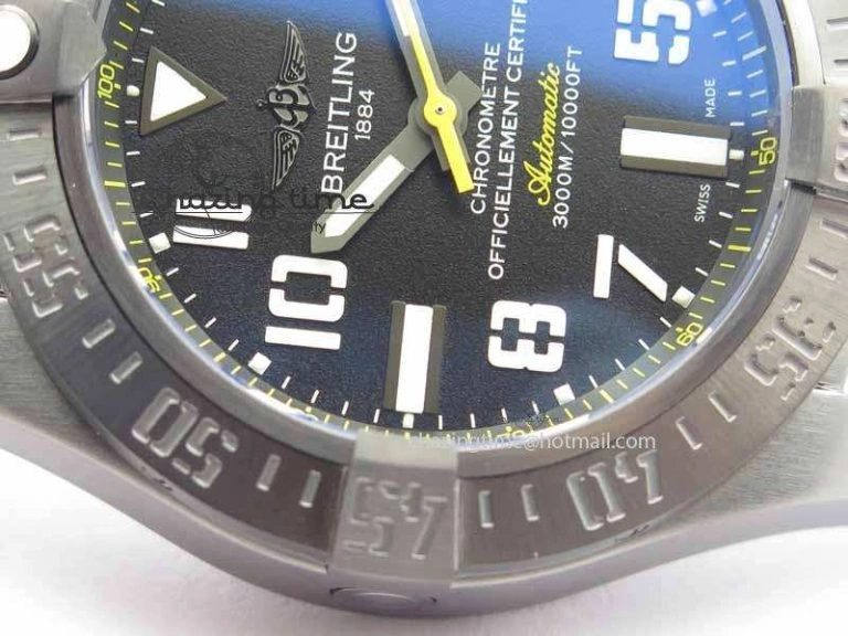 Original Avenger II Seawolf PVD HK Limited Edition GF 1:1 Best Edition Black Dial On Black Nylon Strap A 5726