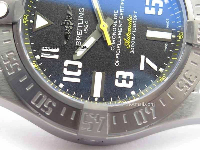 Original Avenger II Seawolf PVD HK Limited Edition GF 1:1 Best Edition Black Dial On Black Nylon Strap A 5726
