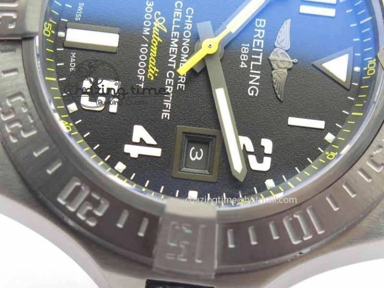 Original Avenger II Seawolf PVD HK Limited Edition GF 1:1 Best Edition Black Dial On Black Nylon Strap A 5726
