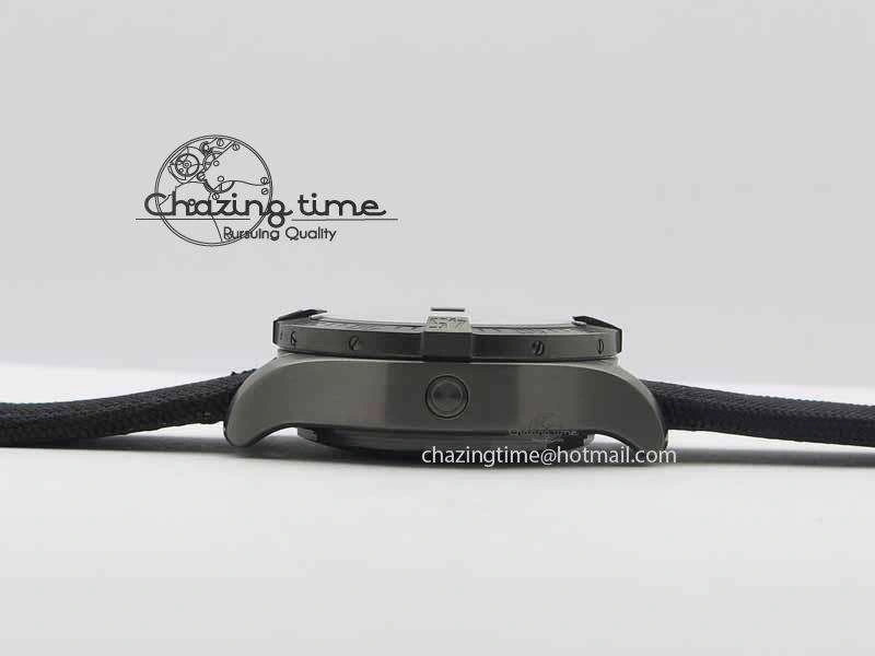 Original Avenger II Seawolf PVD HK Limited Edition GF 1:1 Best Edition Black Dial On Black Nylon Strap A 5726