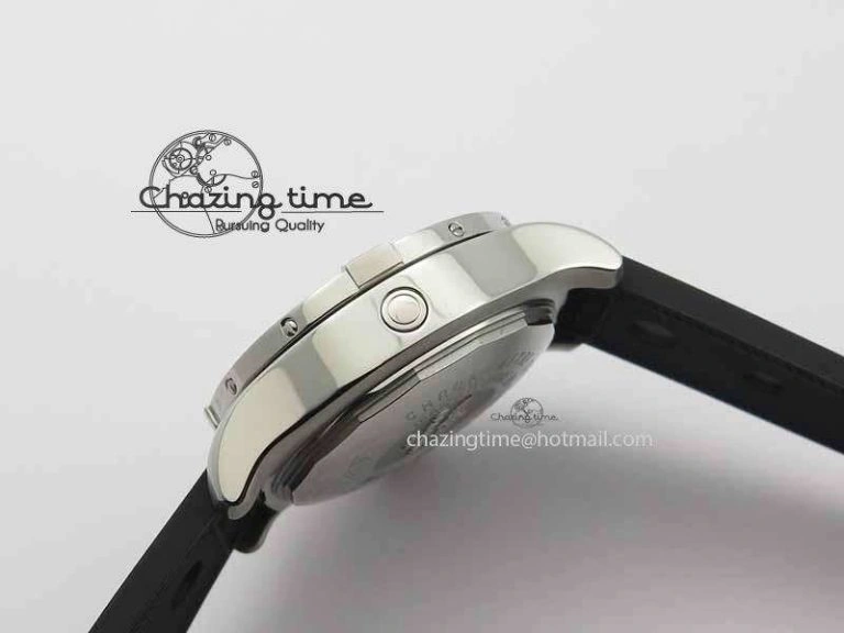 TechFriendly Avenger II Seawolf SS GF 1:1 Best Edition Black Dial On Black Rubber Strap A 5721