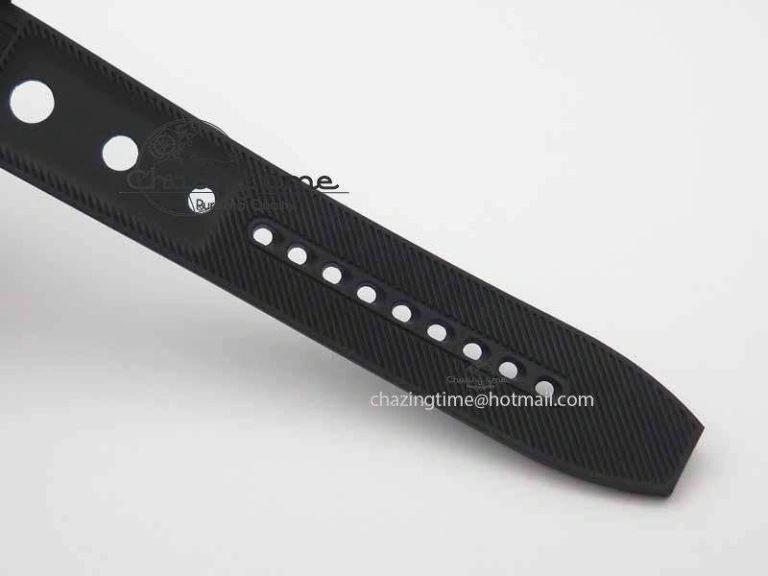 TechFriendly Avenger II Seawolf SS GF 1:1 Best Edition Black Dial On Black Rubber Strap A 5721