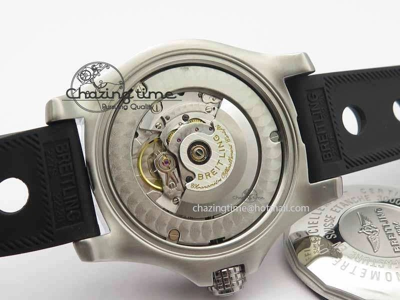 EyeCatching Avenger II Seawolf SS GF 1:1 Best Edition Gray Dial On Black Rubber Strap A 5722