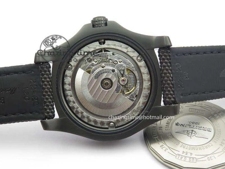 Avenger Seawolf DLC Black Dial On Black Nylon Strap A Resilient 5766