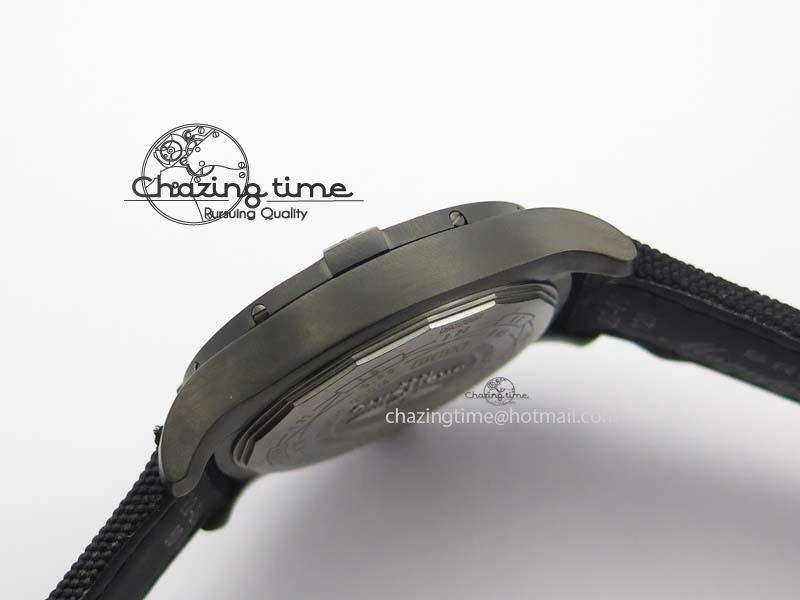 Casual Avenger Seawolf DLC GF 1:1 Best Edition Black Dial On Black Nylon Strap A 5743
