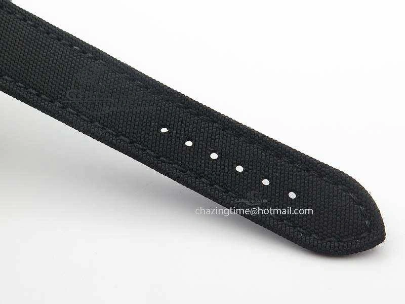 Casual Avenger Seawolf DLC GF 1:1 Best Edition Black Dial On Black Nylon Strap A 5743