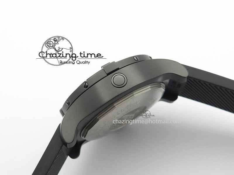 Durable Avenger Seawolf DLC HF 1:1 Best Edition Black Dial On Black Rubber Strap A25J 5742