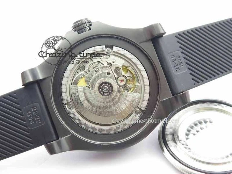 FashionForward Avenger Seawolf DLC HF 1:1 Best Edition Yellow Dial On Black Rubber Strap A25J 5744