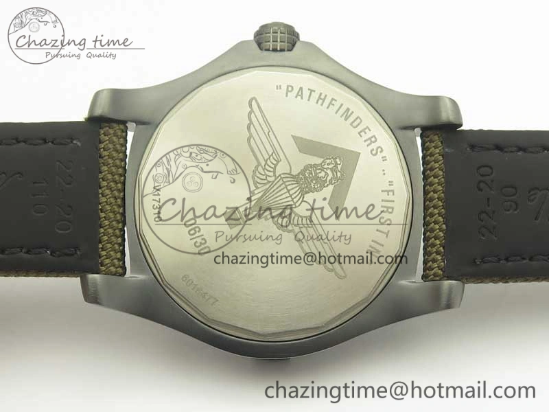 Avenger V17310 Ti DLC 1:1 Best Edition Black Dial Pathfinders First In on Nylon Strap A Compact 5609