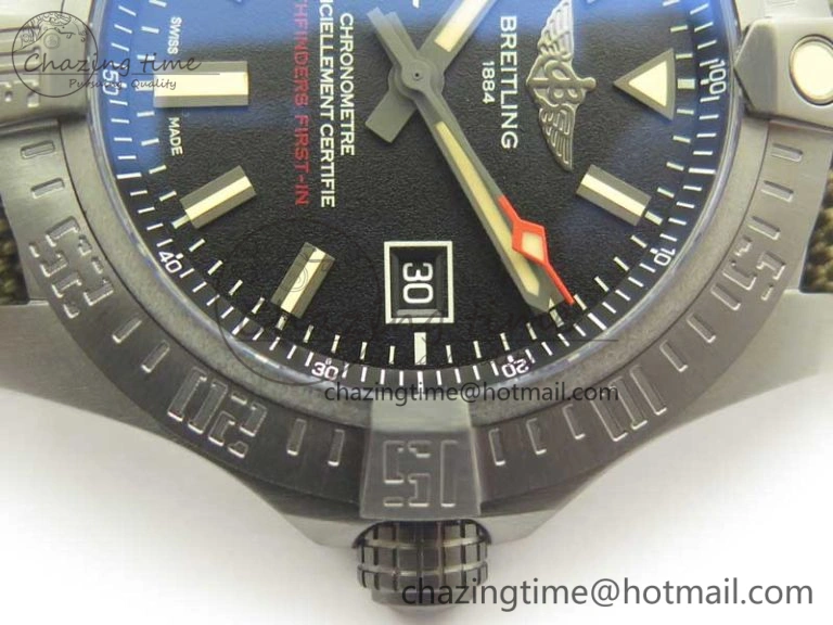 Avenger V17310 Ti DLC 1:1 Best Edition Black Dial Pathfinders First In on Nylon Strap A Compact 5609