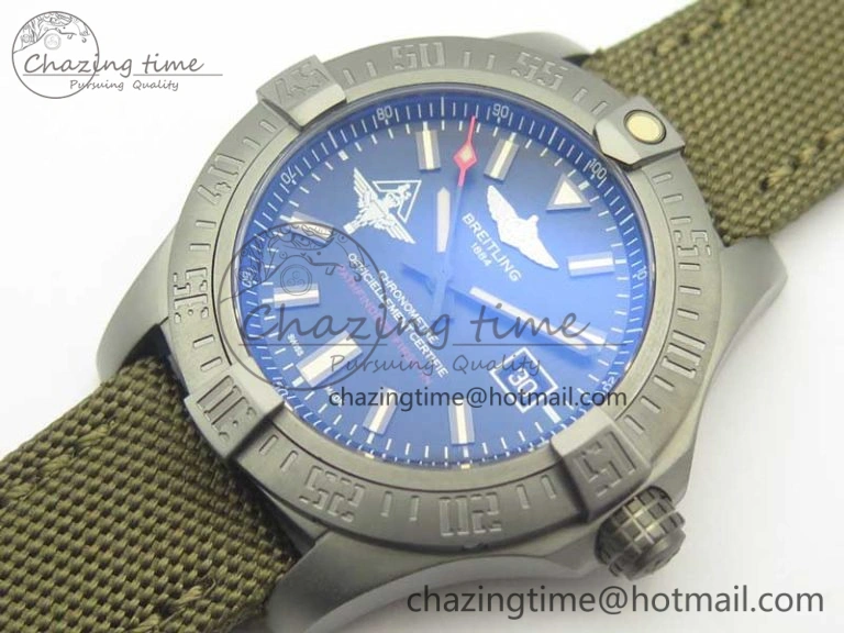 Avenger V17310 Ti DLC 1:1 Best Edition Black Dial Pathfinders First In on Nylon Strap A Compact 5609