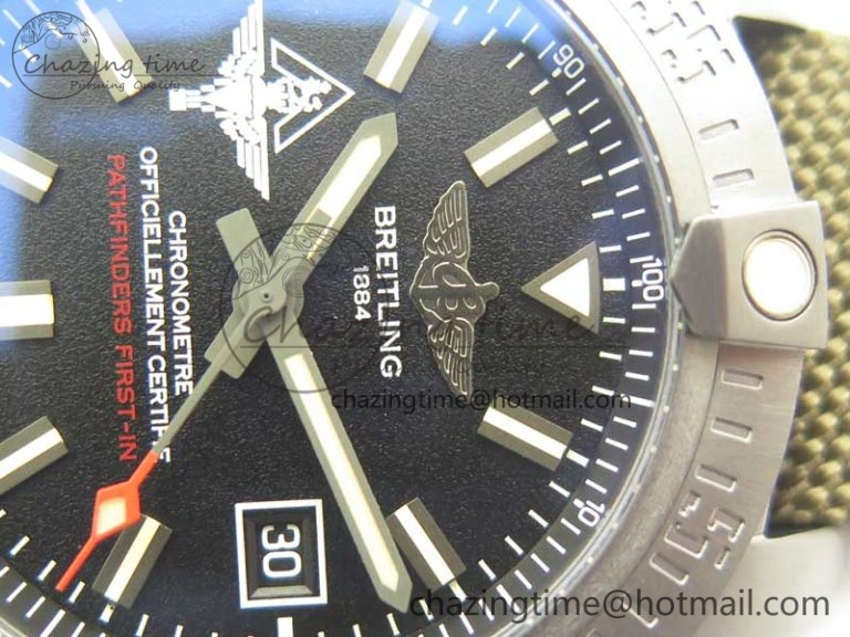 Avenger V17310 Ti DLC 1:1 Best Edition Black Dial Pathfinders First In on Nylon Strap A Compact 5609