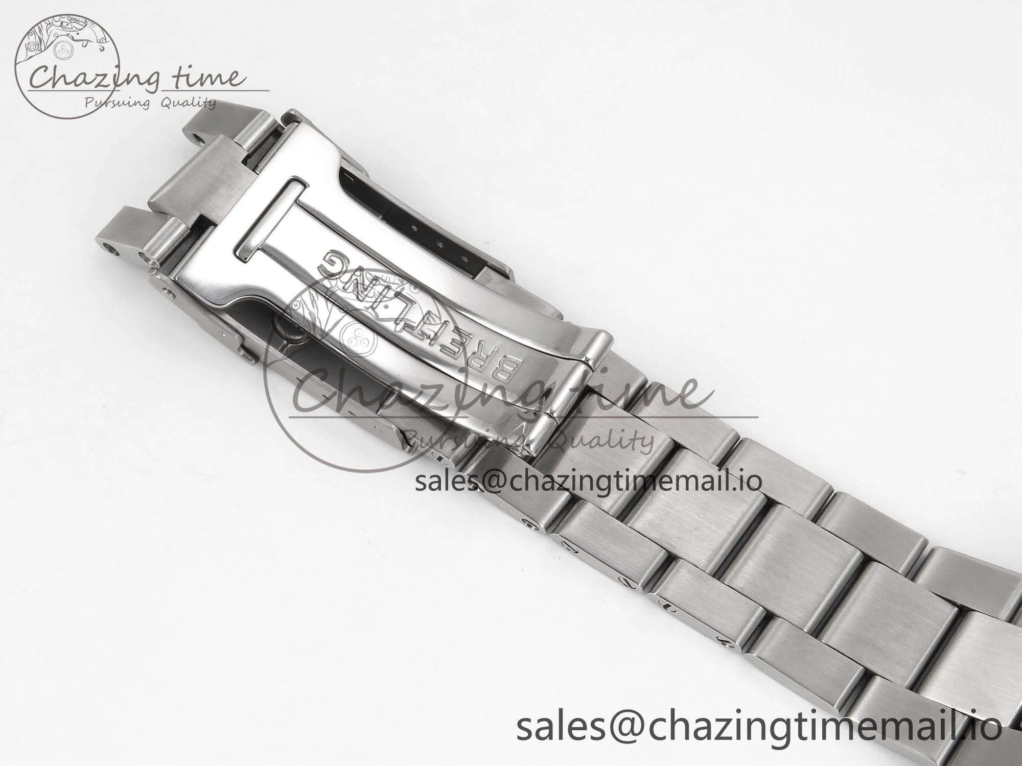 Aviator 8 Chrono SS EF 1:1 Best Edition Black Dial Arabic Bezel on SS Bracelet A Cozy 5498