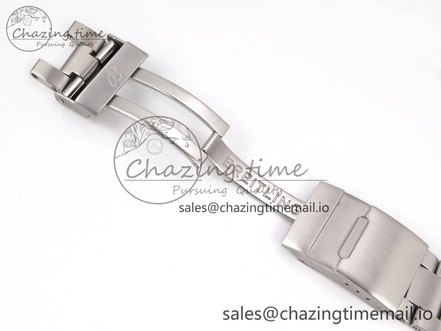 Aviator 8 Chrono SS EF 1:1 Best Edition Black Dial Arabic Bezel on SS Bracelet A Cozy 5498