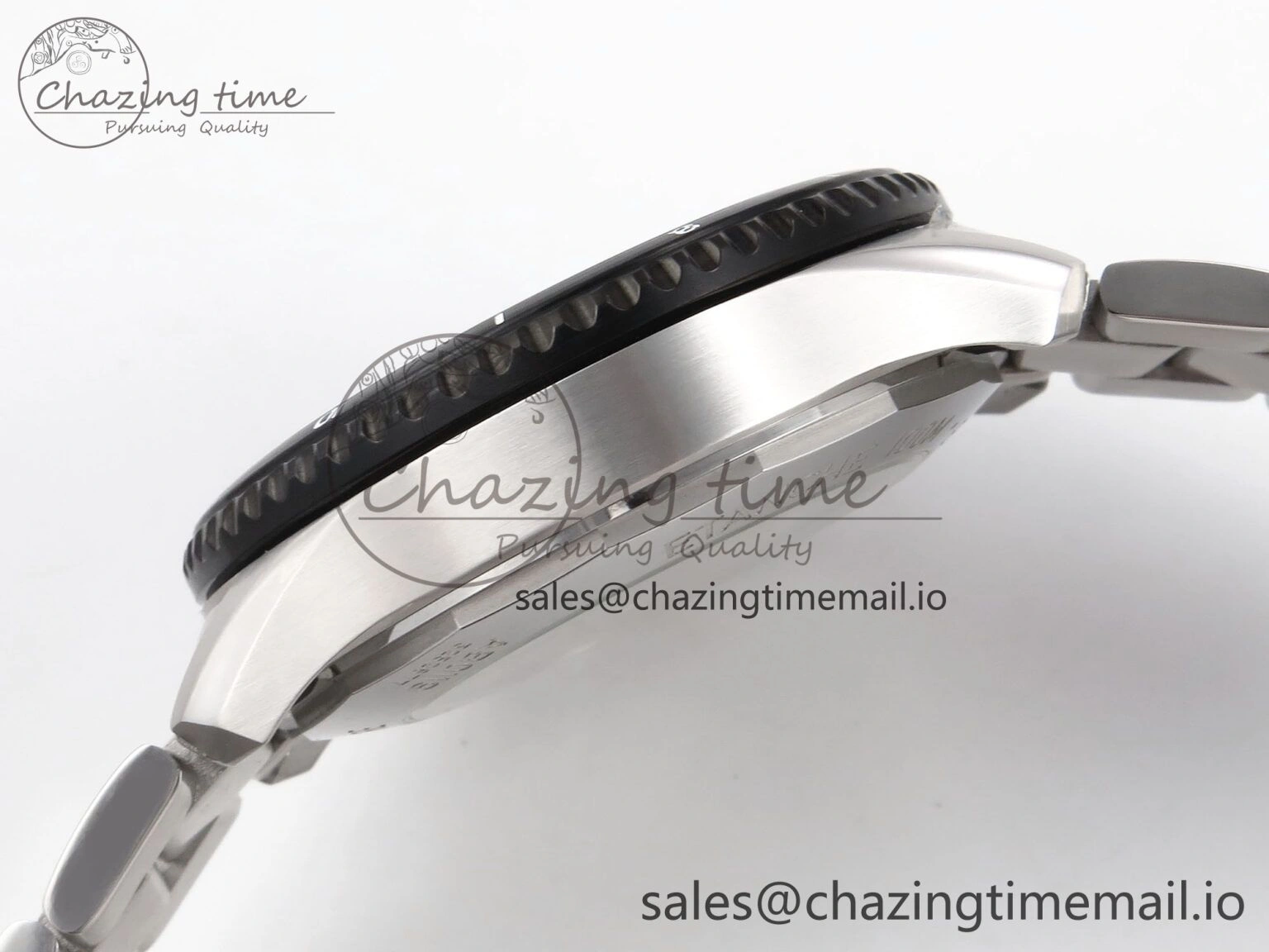 Aviator 8 Chrono SS EF 1:1 Best Edition Black Dial Arabic Bezel on SS Bracelet A Cozy 5498