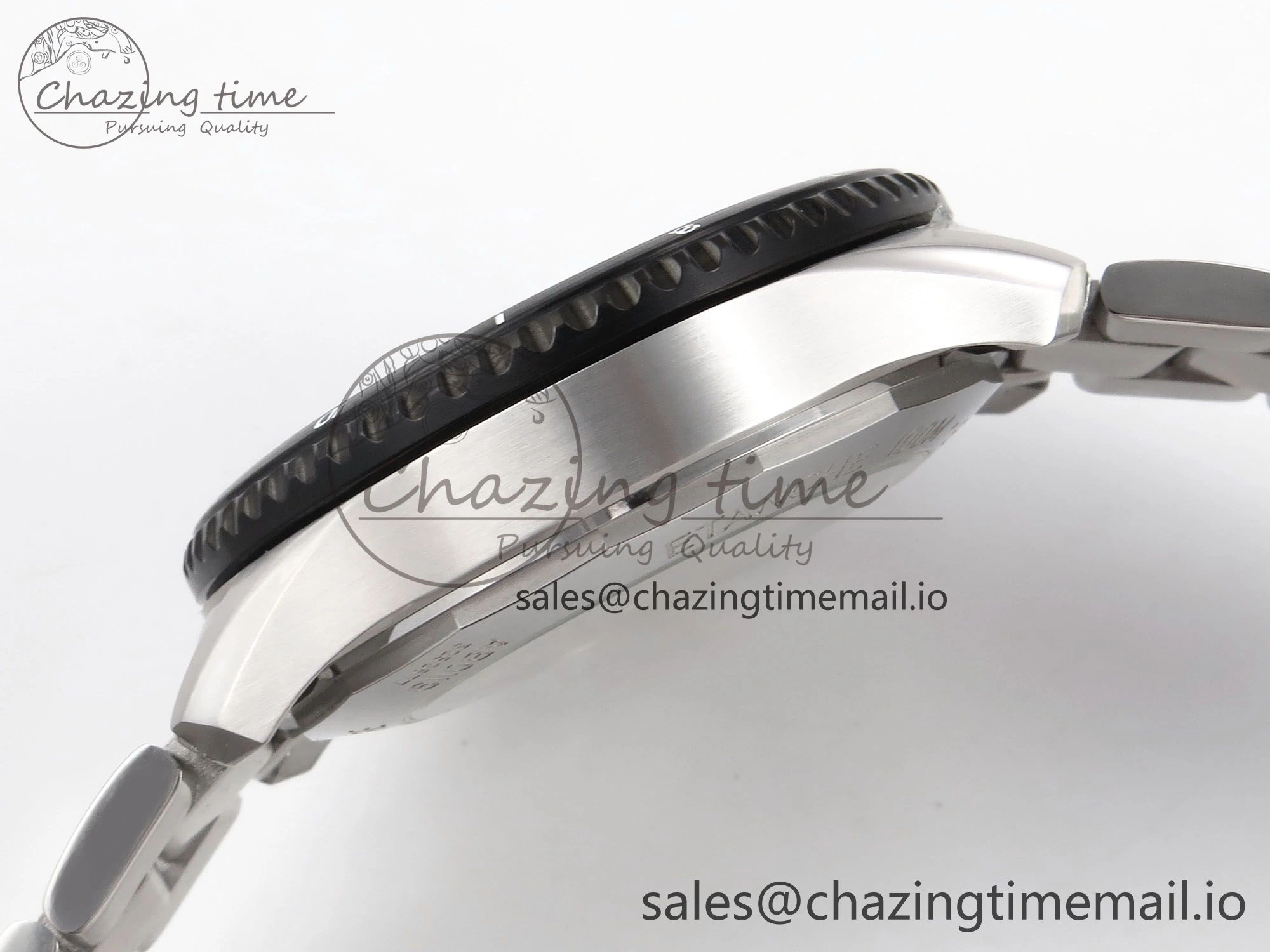 Aviator 8 Chrono SS EF 1:1 Best Edition Black Dial Arabic Bezel on SS Bracelet A Cozy 5498
