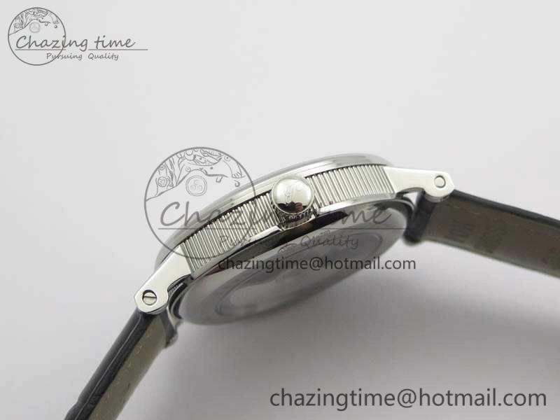 GoAnywhere BG 9087BB Moonphase SS 1:1 Best Edition White Dial On Black Leather Strap Cal. 5368