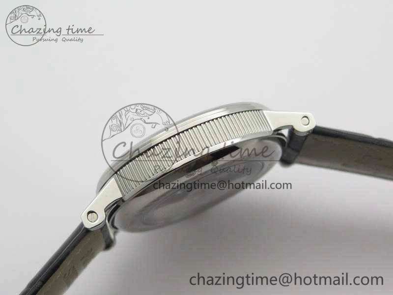 GoAnywhere BG 9087BB Moonphase SS 1:1 Best Edition White Dial On Black Leather Strap Cal. 5368