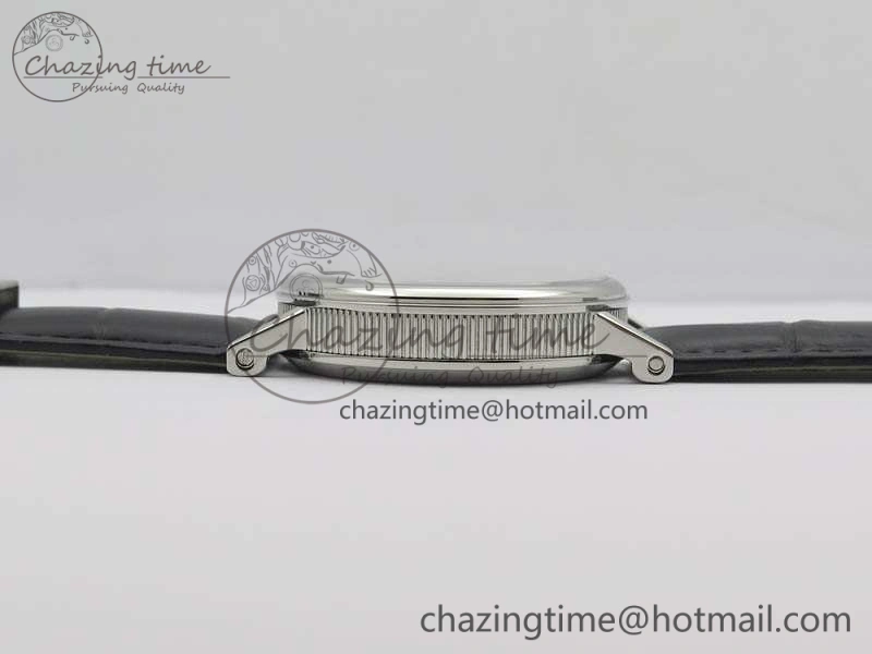 GoAnywhere BG 9087BB Moonphase SS 1:1 Best Edition White Dial On Black Leather Strap Cal. 5368