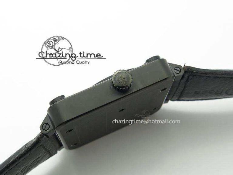 BR 01-92 Airborne Skull PVD Blue Dial On Black Leather Strap MIYOTA 9015 (Free Rubber Strap) Refined 5239