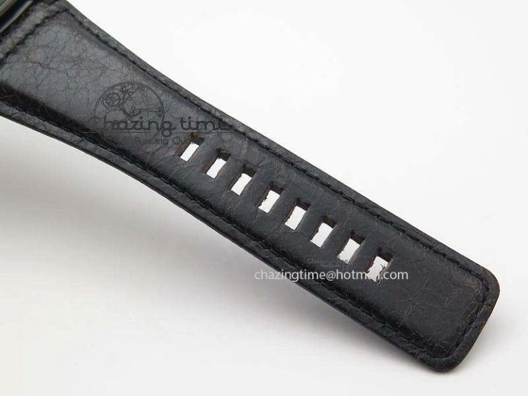 BR 01-92 Airborne Skull PVD Blue Dial On Black Leather Strap MIYOTA 9015 (Free Rubber Strap) Refined 5239
