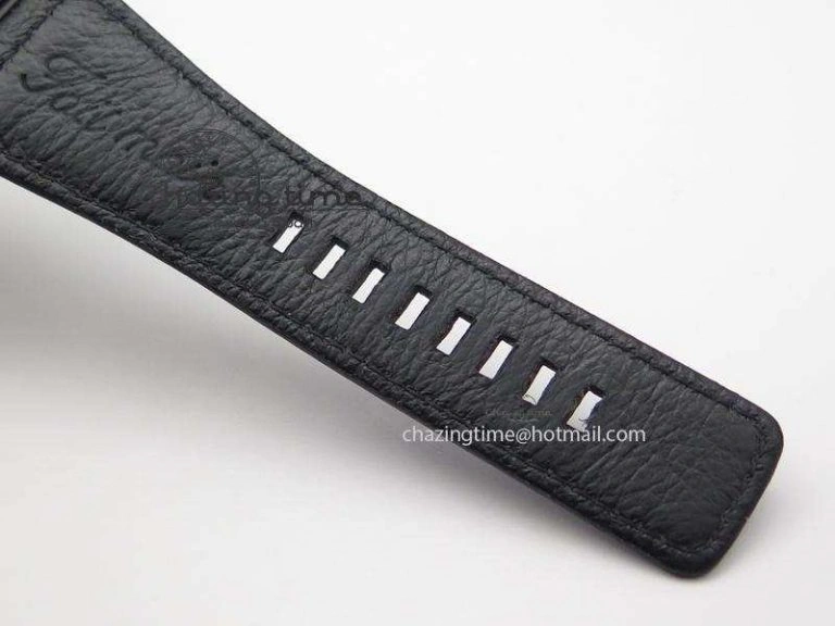 BR 01-92 Airborne Skull PVD Blue Dial On Black Leather Strap MIYOTA 9015 (Free Rubber Strap) Refined 5239