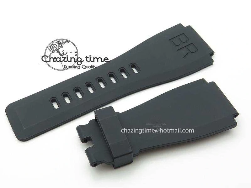BR 01-92 Airborne Skull PVD Grey Dial On Black Leather Strap MIYOTA 9015 (Free Rubber Strap) Flexible 5240