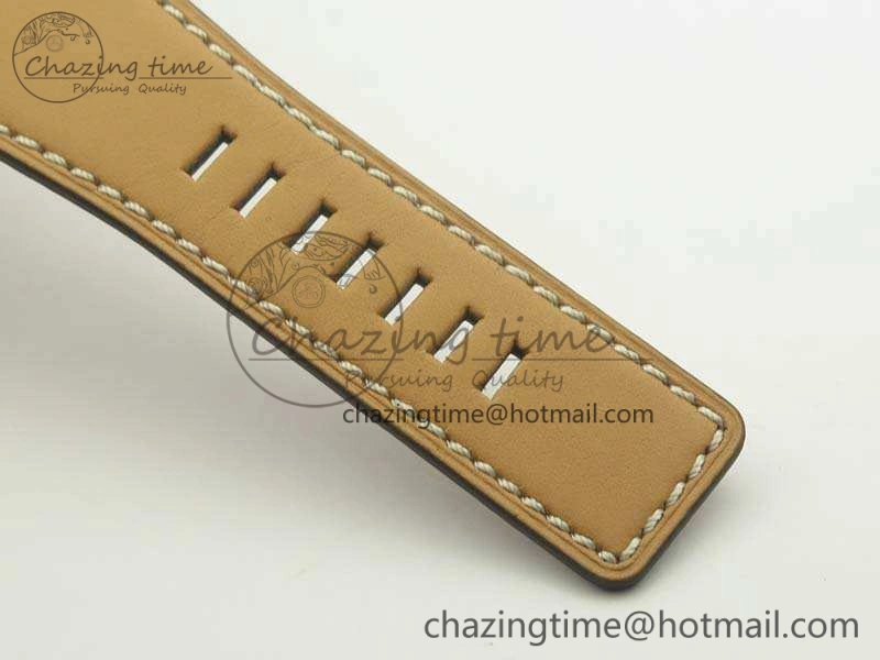 BR 03-92 42.5mm Real Ceramic Case NII 1:1 Best Edition Black Dial On Leather Strap MIYOTA ZeroBulk 5190
