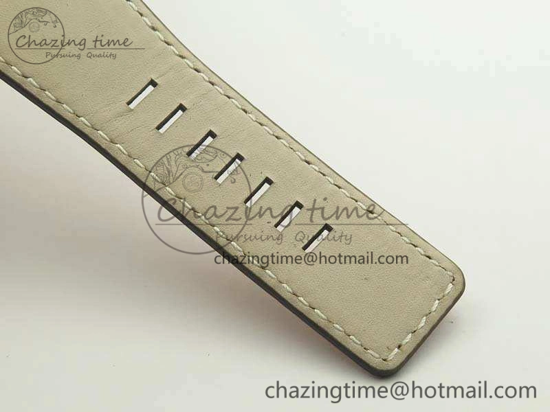 BR 03-92 42.5mm Real Ceramic Case NII 1:1 Best Edition Black Dial On Leather Strap MIYOTA ZeroBulk 5190