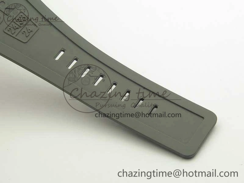 HighPerformance BR 03-92 42.5mm Real Ceramic Case NII 1:1 Best Edition Gray Dial On Rubber Strap MIYOTA 5192