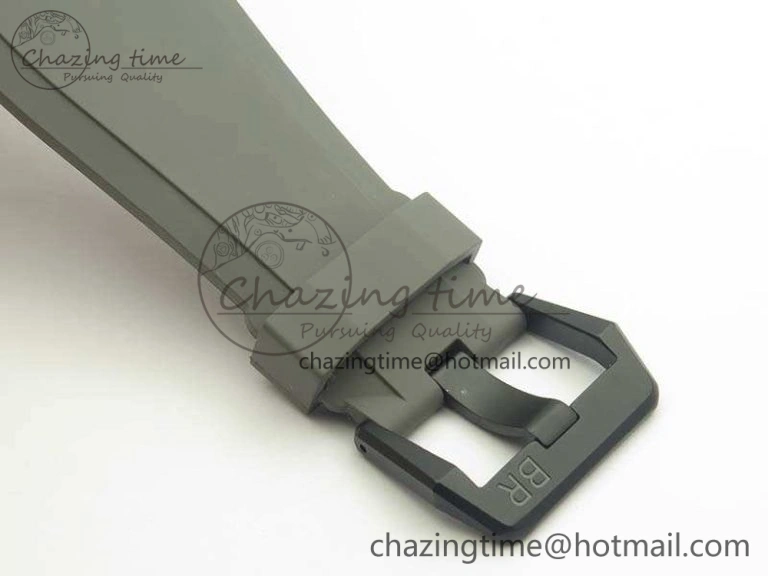 HighPerformance BR 03-92 42.5mm Real Ceramic Case NII 1:1 Best Edition Gray Dial On Rubber Strap MIYOTA 5192