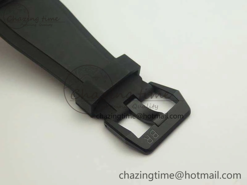 BR 03-92 42.5mm Real Ceramic Case NII 1:1 Best Edition Green Dial On Rubber Strap MIYOTA HighQuality 5191