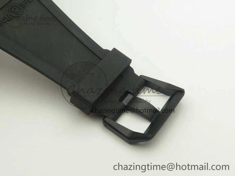 BR 03-92 42.5mm Real Ceramic Case NII 1:1 Best Edition Green Dial On Rubber Strap MIYOTA HighQuality 5191