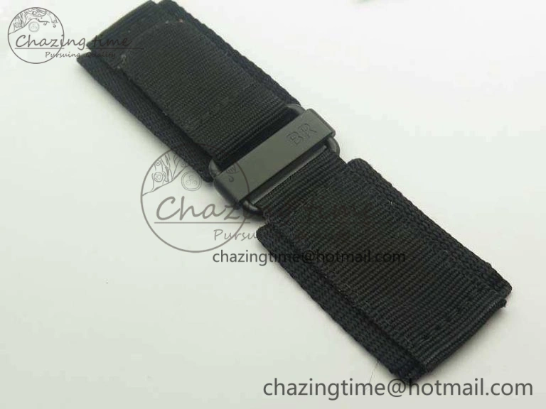 BR 03-92 42.5mm Real Ceramic Case NII 1:1 Best Edition Green Dial On Rubber Strap MIYOTA HighQuality 5191